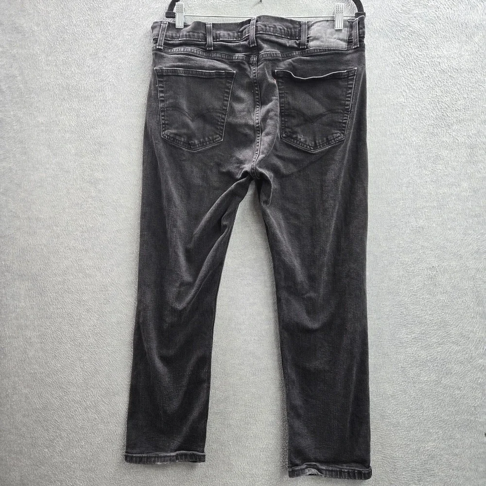 Levi's 505 Men Jeans 38X30 Black Denim Regular Fit 28